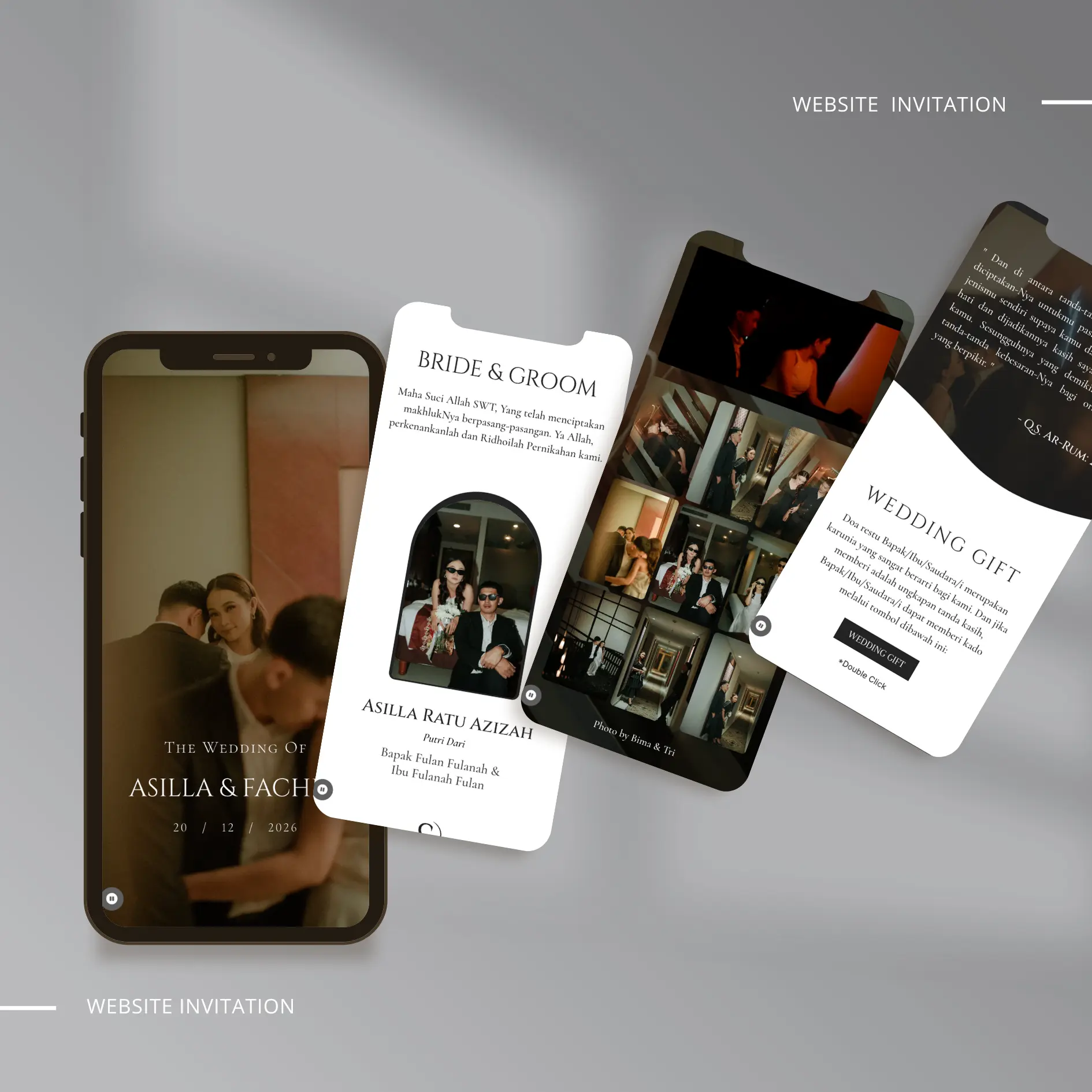 Mockup Go Wedding - Undangan Digital Tasikmalaya