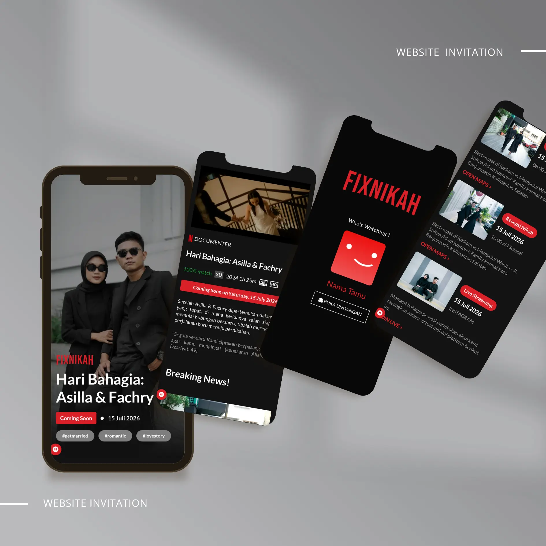 Mockup Go Wedding - Undangan Digital Tasikmalaya