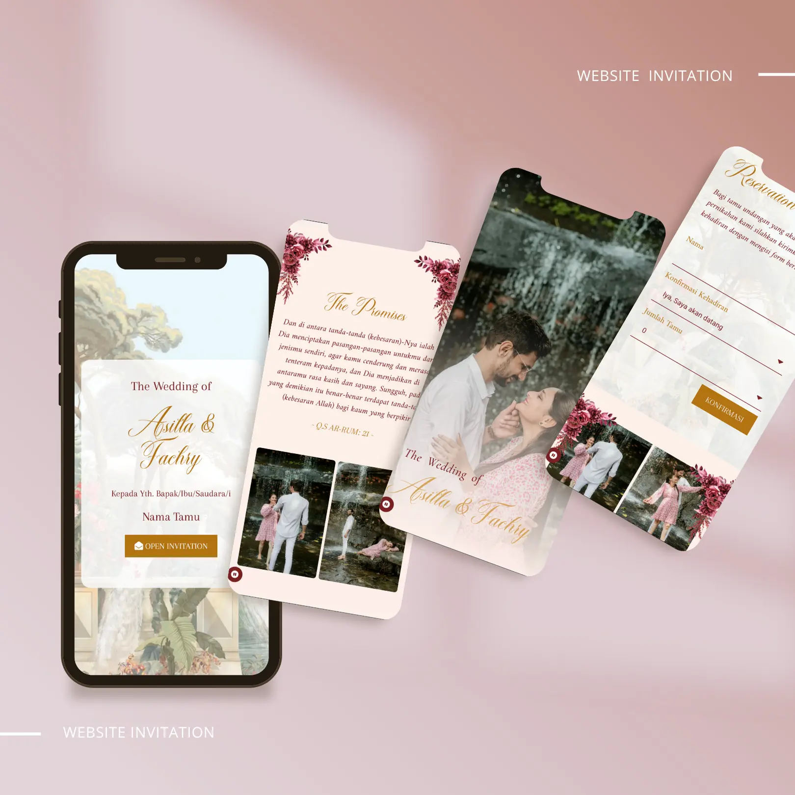 Mockup Go Wedding - Undangan Digital Tasikmalaya